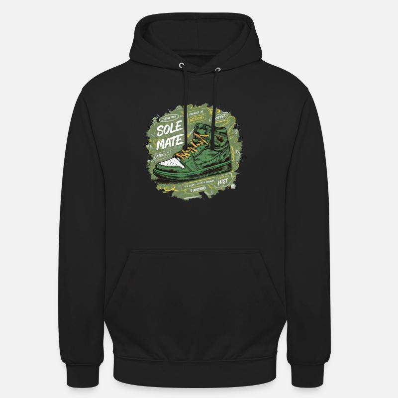 COOLE SCHUHE, SOLE MATE - Unisex Hoodie - Schwarz