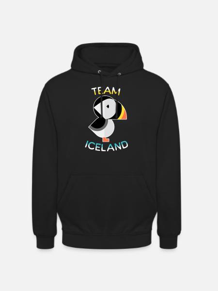 Team Puffins Iceland - Unisex Hoodie - black