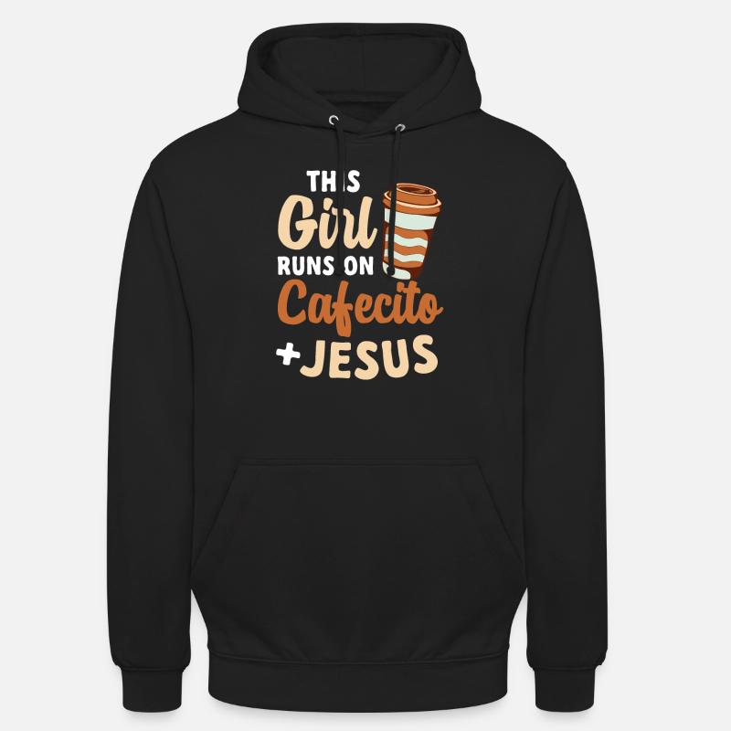 Cafecito Spanisch Kaffee - Unisex Hoodie - Schwarz