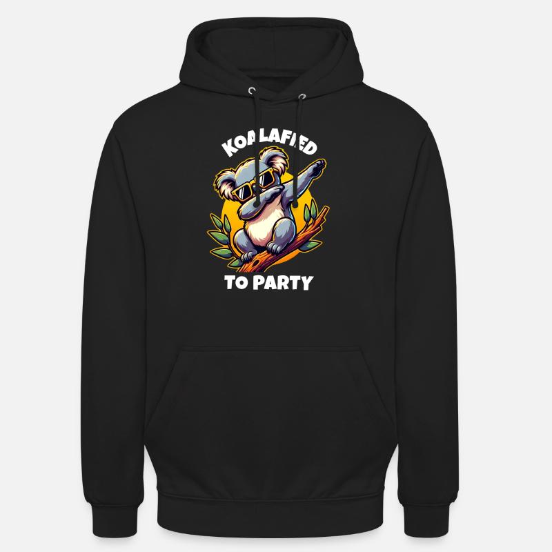 Dictons Koala - Sweat-shirt à capuche unisexe - noir
