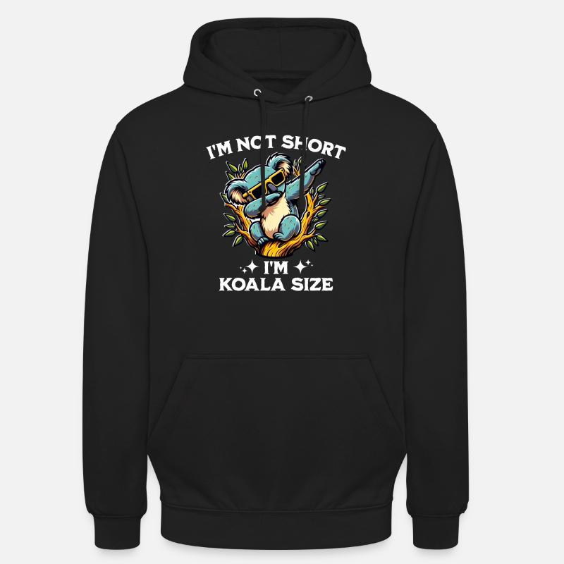 Koala Spruch - Unisex Hoodie - Schwarz