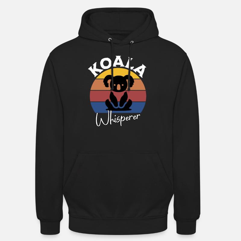 Koala Flüsterer - Unisex Hoodie - Schwarz