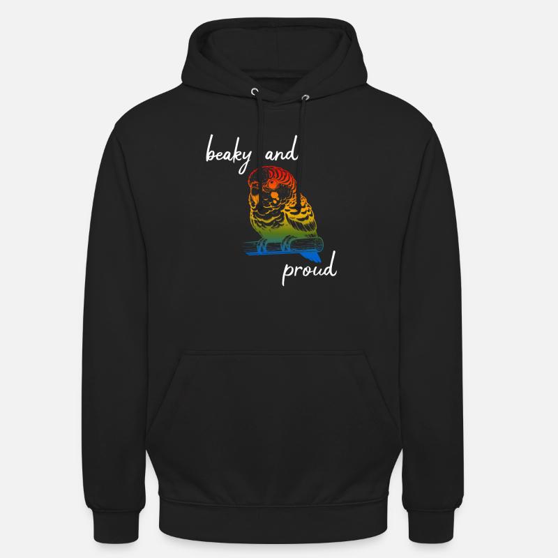 Drôles de perruches solaires - Sweat-shirt à capuche unisexe - noir