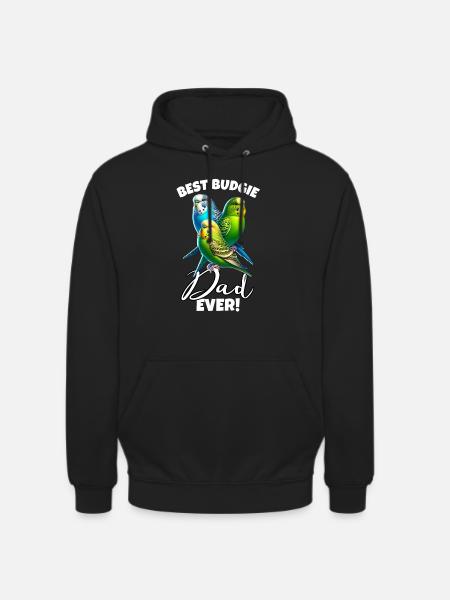 Meilleure perruche perruche Papa - Sweat-shirt à capuche unisexe - noir