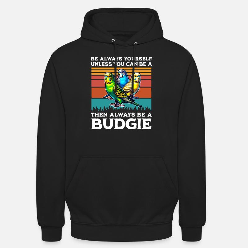 Dicton de perruche - Sweat-shirt à capuche unisexe - noir