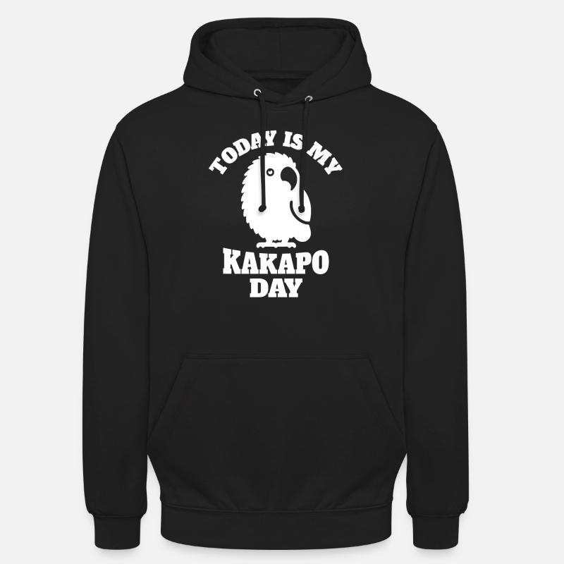 Perroquet de nuit Kakapo - Sweat-shirt à capuche unisexe - noir