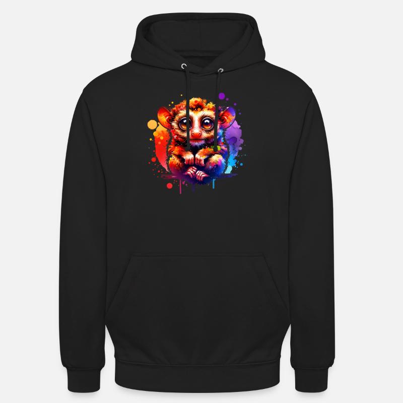 Tarsier Koboldmaki - Unisex Hoodie - black
