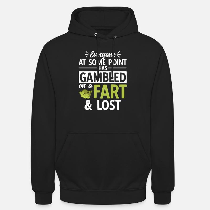 pet pète pète pète - Sweat-shirt à capuche unisexe - noir