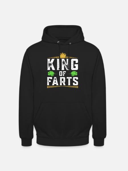 fart farting farting farting - Unisex Hoodie - black