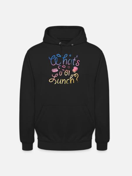 What's For Lunch? - Unisex Hoodie - black