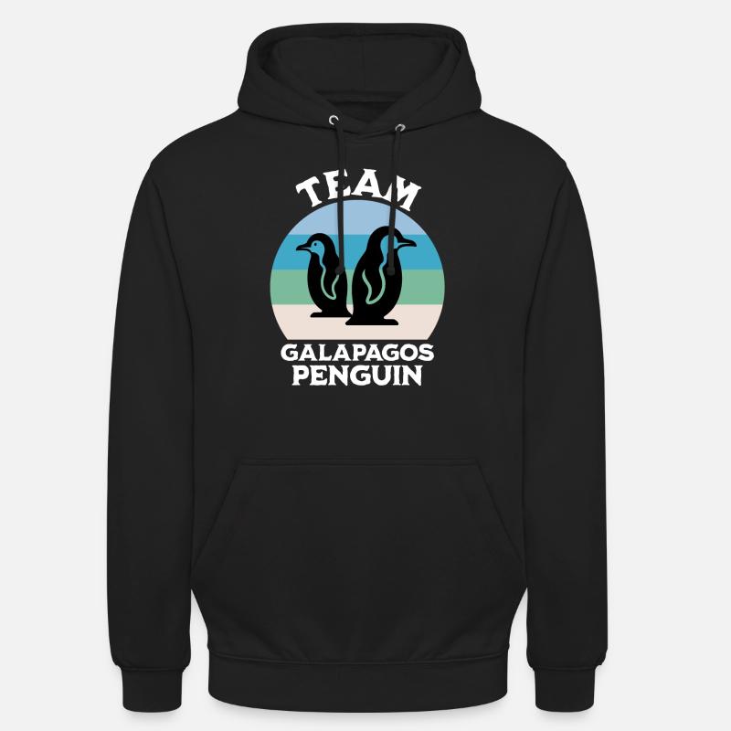 Galapagos Pinguin Sprüche - Unisex Hoodie - Schwarz