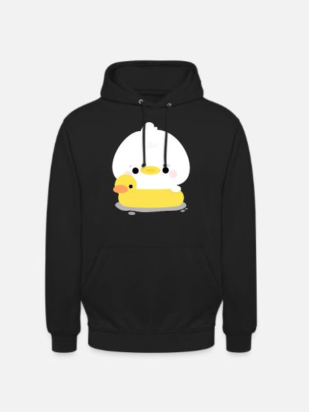 Duck Swimming - Unisex Hoodie - black