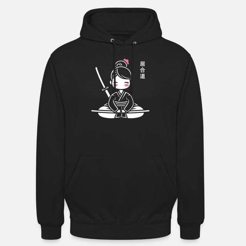 zadi 3 - Sweat-shirt à capuche unisexe - noir