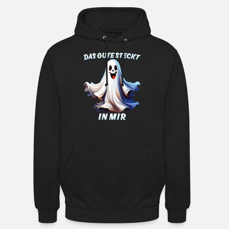 LE BIEN EST EN MOI - Sweat-shirt à capuche unisexe - noir