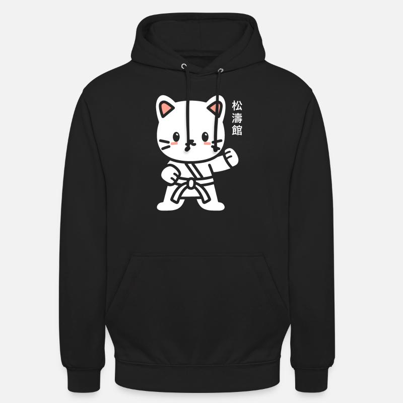 karate - Sweat-shirt à capuche unisexe - noir
