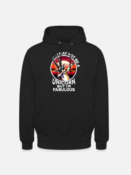 Saiga Antelope Saying Saiga Antelope - Unisex Hoodie - black