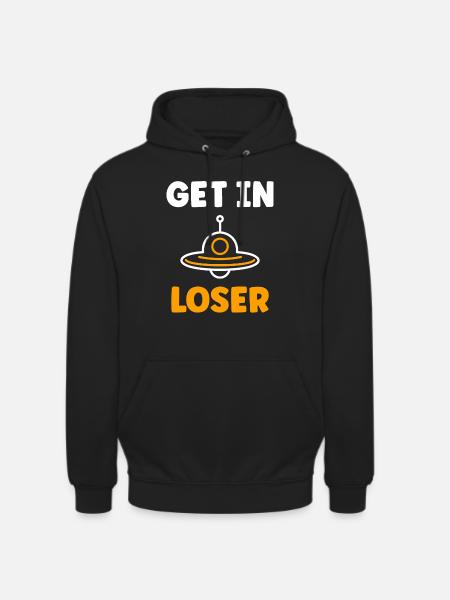 flying saucer - Unisex Hoodie - black