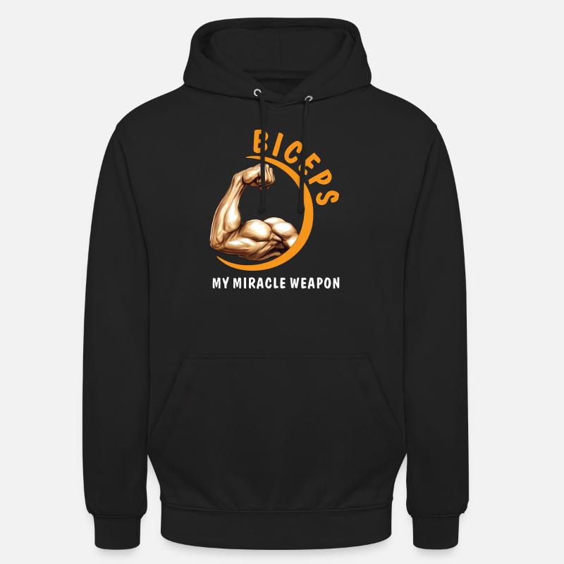 LE BICEPS, MON ARME MIRACLE - Sweat-shirt à capuche unisexe - noir