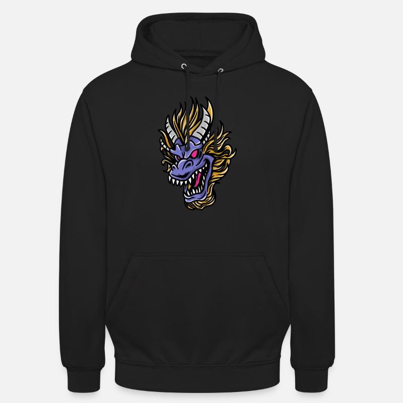 Fantasy RPG Magic Dungeon Dragon - Sweat-shirt à capuche unisexe - noir