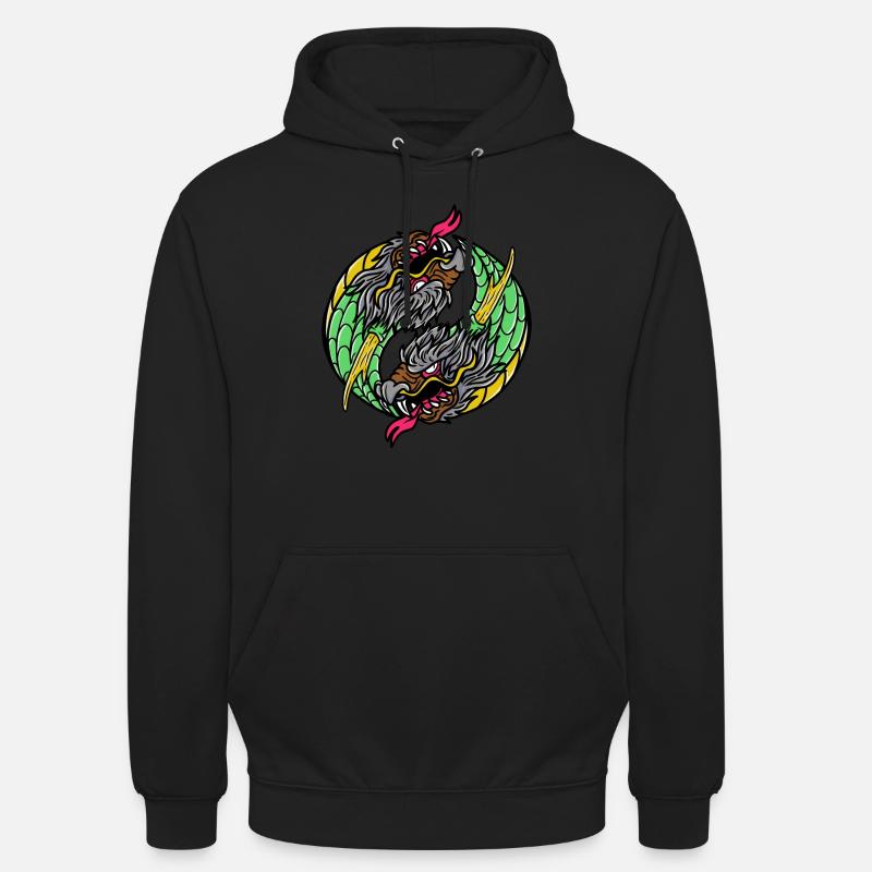 Fantasy RPG Dragons Magic Dungeon - Unisex Hoodie - black