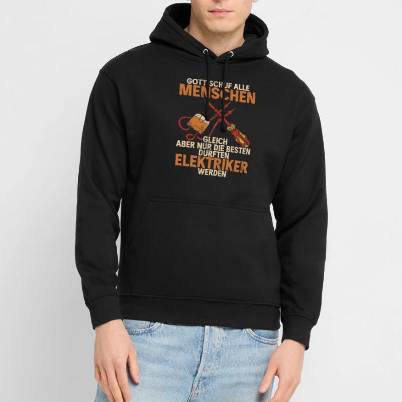 Electronics Technician Electrics Profession Volt Electrical Engineering Unisex Hoodie