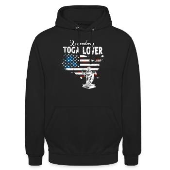 Toga US - Unisex Hoodie - Schwarz - Vorne - Alina (178cm) & Michal (187cm)
