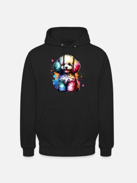 Pudel Geschenk - Unisex Hoodie - Schwarz