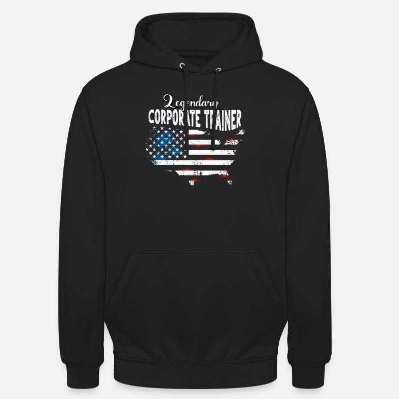 Mitarbeitercoach US - Unisex Hoodie - Schwarz