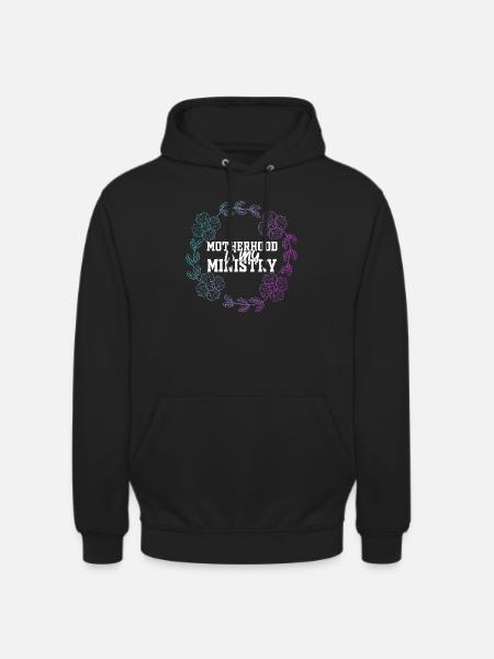 La maternité est mon ministère - Sweat-shirt à capuche unisexe - noir