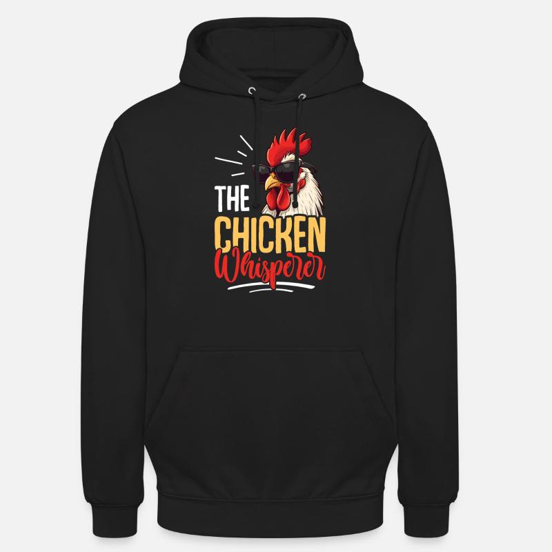 Der Hühnerflüsterer - Unisex Hoodie - Schwarz
