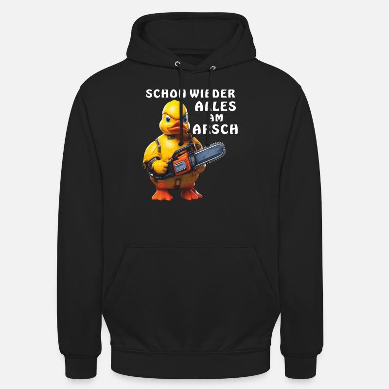 EVERYTHING ON THE ASS AGAIN - Unisex Hoodie - black