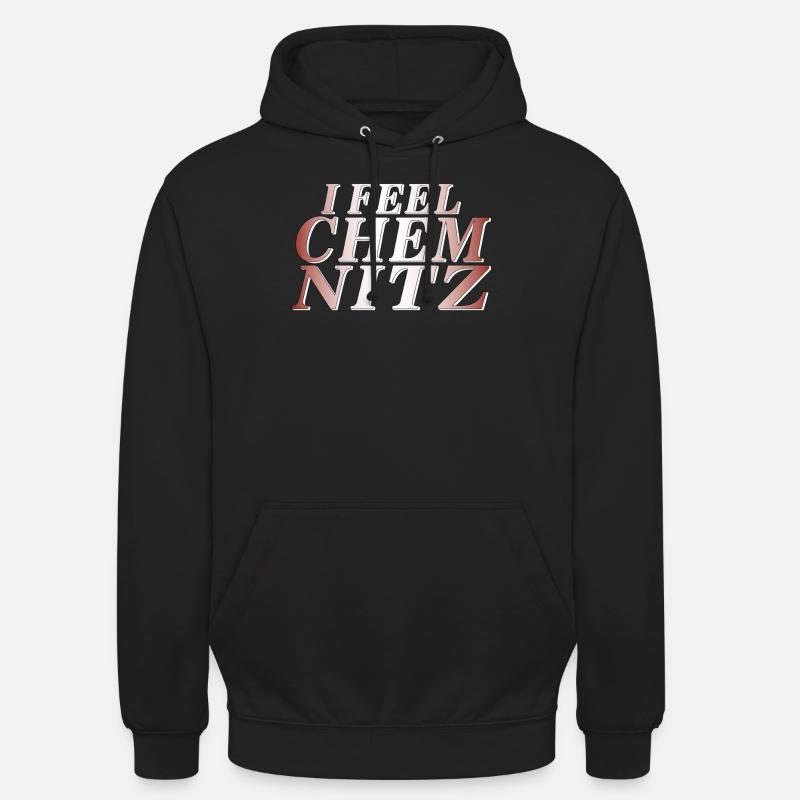 JE ME SENS CHEMNITZ - Sweat-shirt à capuche unisexe - noir