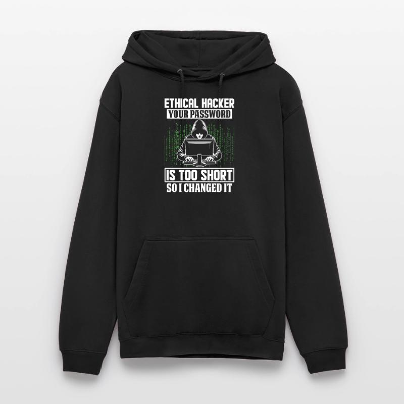 Ethischer Hacker Cyber Security Code Cracker Lustig Unisex Hoodie