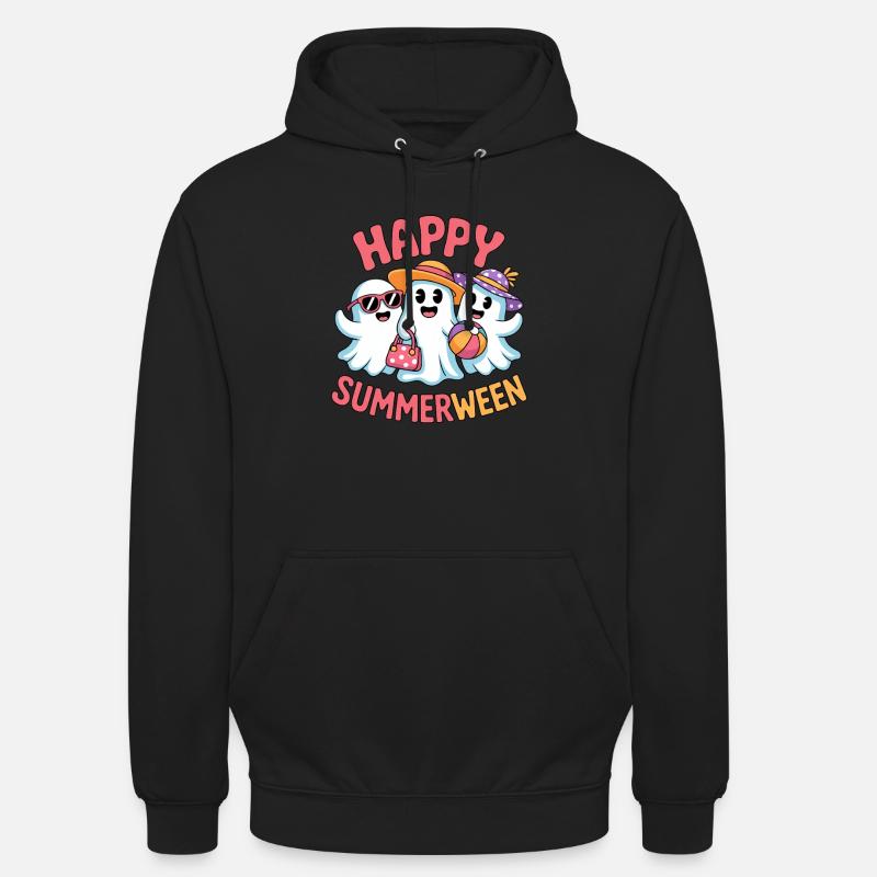 Happy Summerween Glace d’Halloween - Sweat-shirt à capuche unisexe - noir