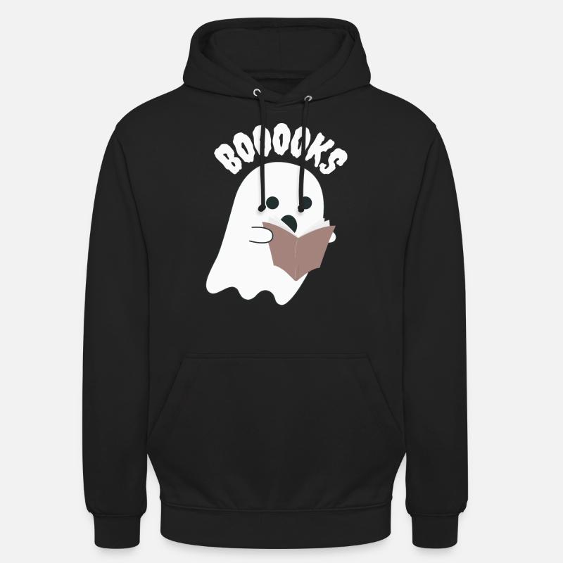 Booooks - Sweat-shirt à capuche unisexe - noir