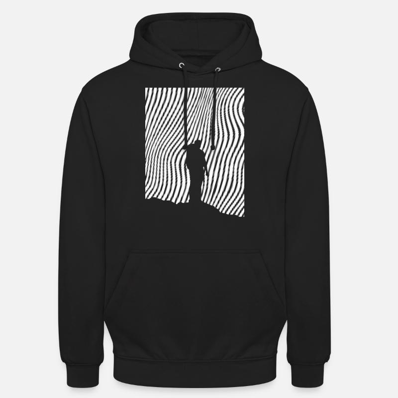Klettern - (2) - Unisex Hoodie - Schwarz