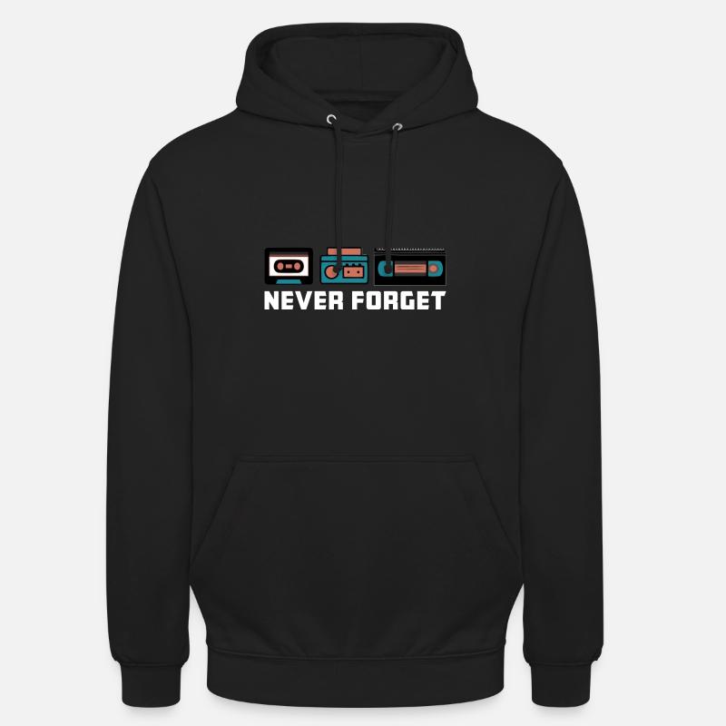 Never Forget - Sweat-shirt à capuche unisexe - noir