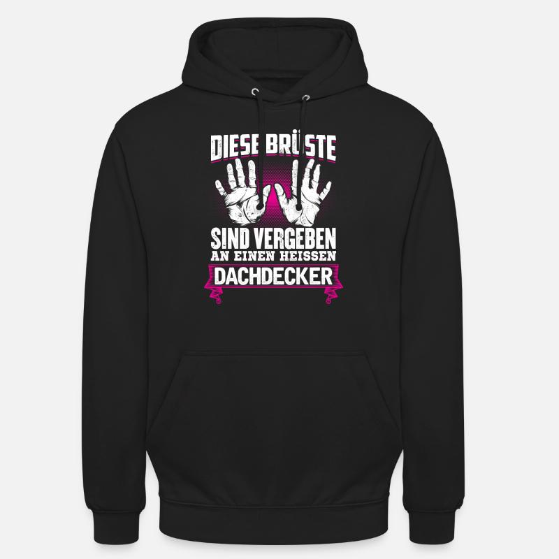 DACHDECKER - Brüste - Unisex Hoodie - Schwarz