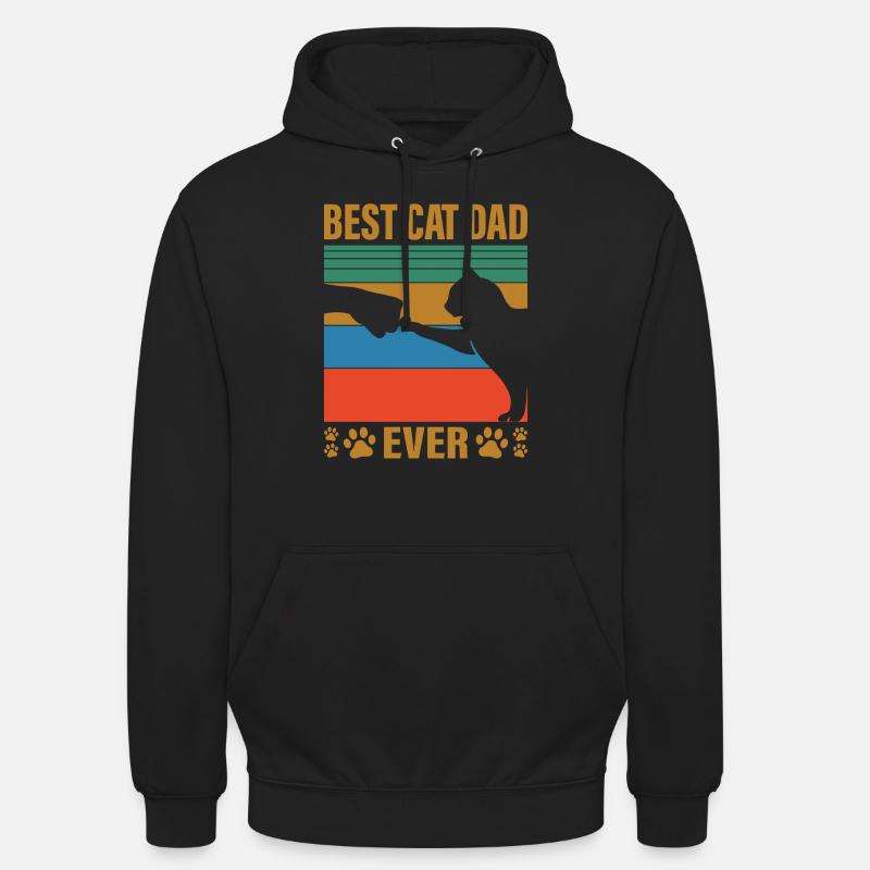 Best Cat Daddy Ever Just Ask Peanut - Unisex Hoodie - black
