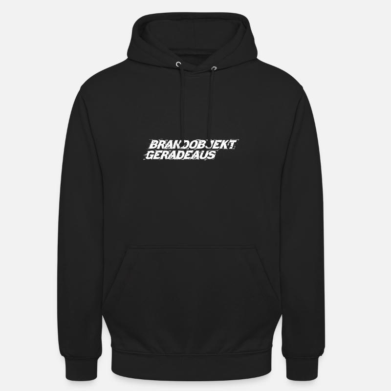Fire object straight ahead ... - Unisex Hoodie - black