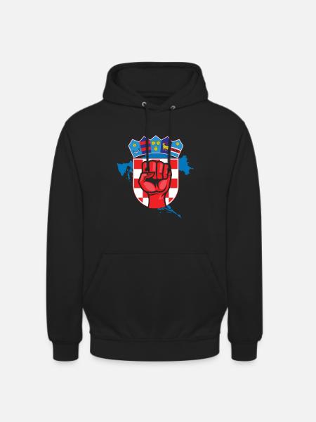 Croatia - Unisex Hoodie - black