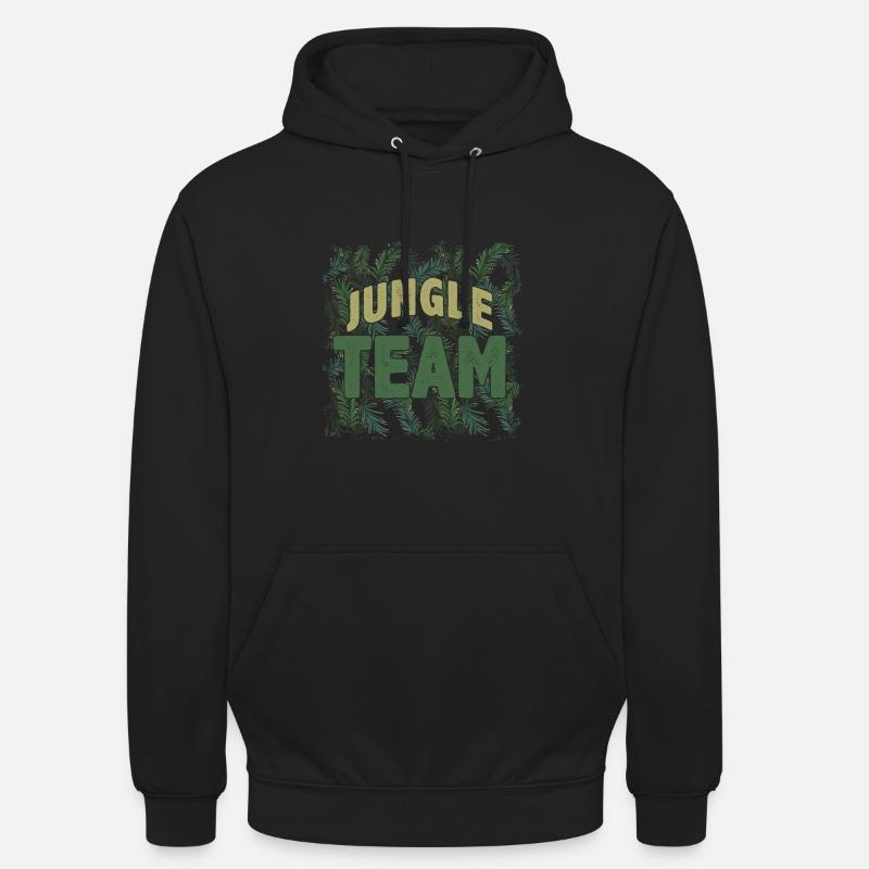 Jungle de l'équipe - Sweat-shirt à capuche unisexe - noir