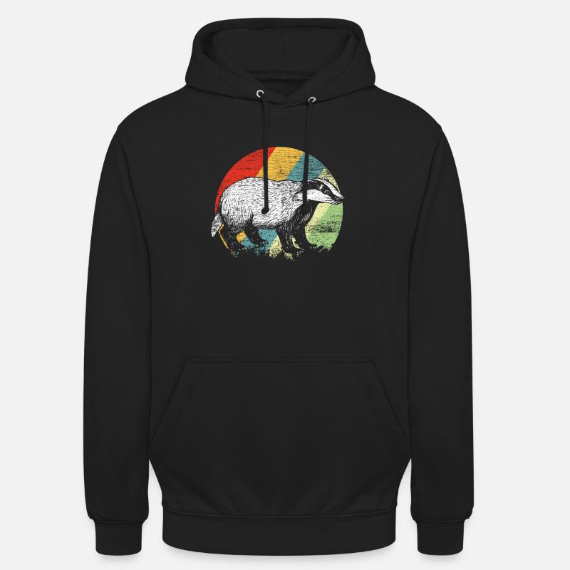 Dachs - Unisex Hoodie - Schwarz