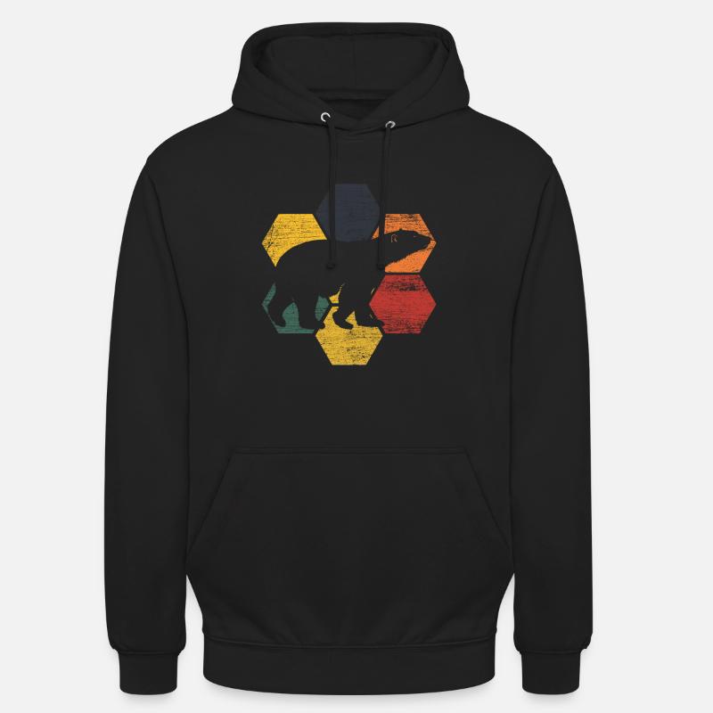 Eisbär - Unisex Hoodie - Schwarz