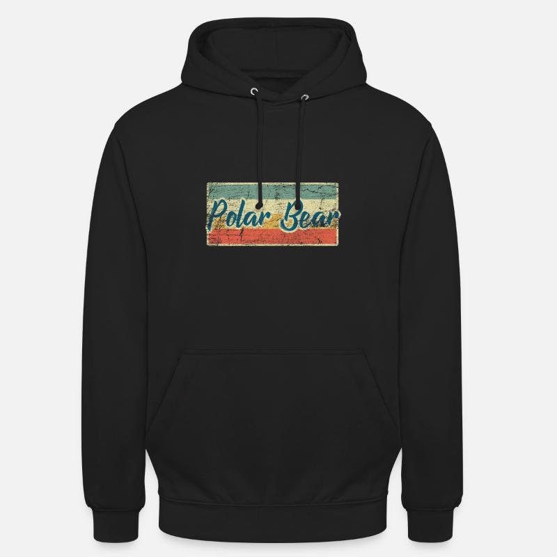 Eisbär - Unisex Hoodie - Schwarz