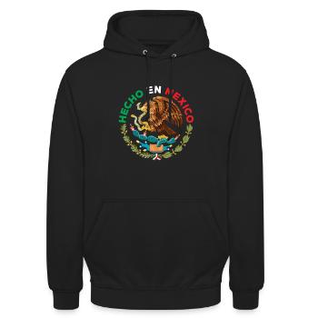 Hecho En Mexico - Unisex Hoodie - black - Front - Alina (178cm) & Michal (187cm)