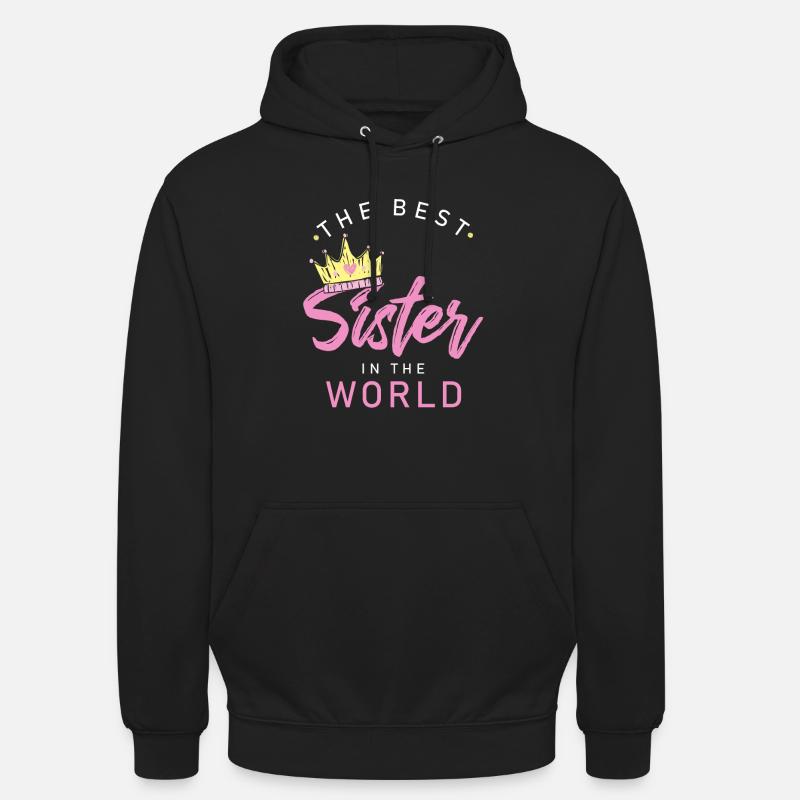 Beste Große Schwester Geschenk - Unisex Hoodie - Schwarz