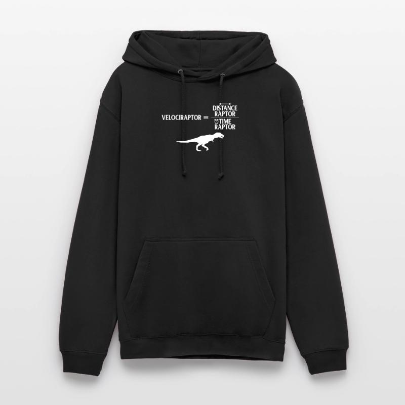 Distanceraptor geteilt durch Timeraptor Velociraptor Unisex Hoodie