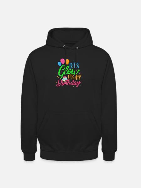Birthday Glow - Unisex Hoodie - black