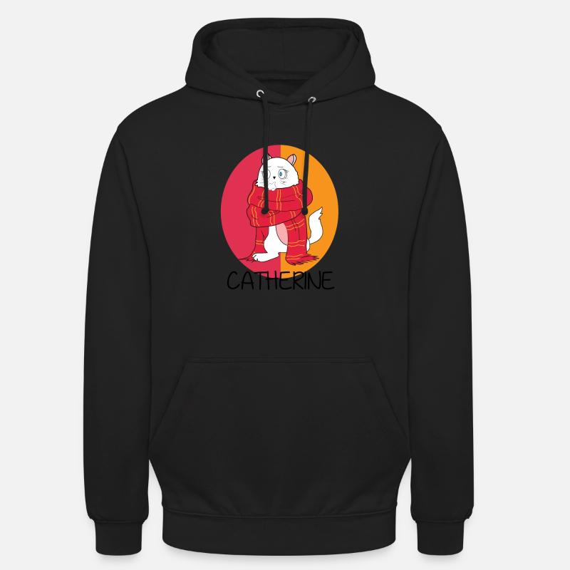 #FancyDesigns #catherine CATherine? - Sweat-shirt à capuche unisexe - noir